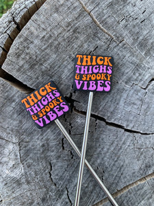 **Thick Thighs & Spooky Vibes Stitch Stoppers