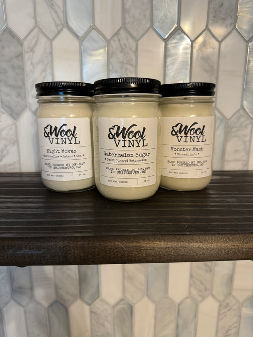 Soy Wax Candle Jar - 14oz