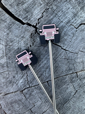 Jeep Stitch Stoppers- Pink