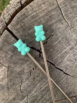 Gummy Bear Stitch Stoppers- Matte Blue