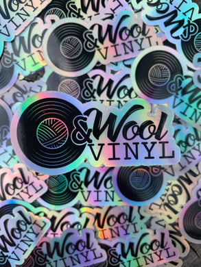 Holographic W&V Logo Sticker